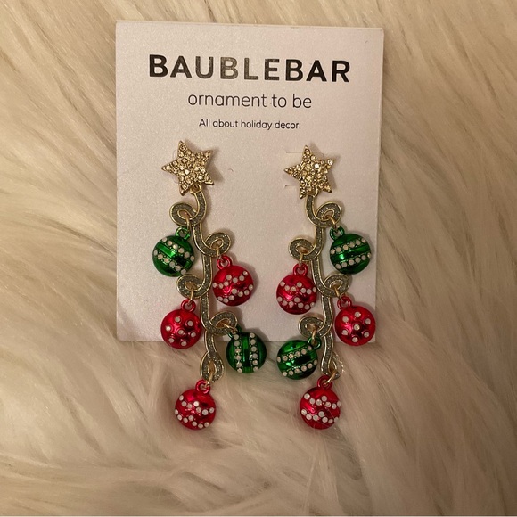 Baublebar Ornament To Be Earrings - New on Card - Picture 4 of 7